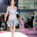 Felicia Zhu Walking at OC Fashion Week for Designer Angie Fontaine