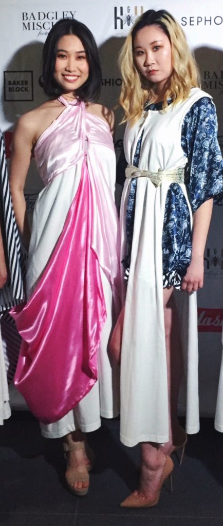 Felicia Zhu modeling at OCFW