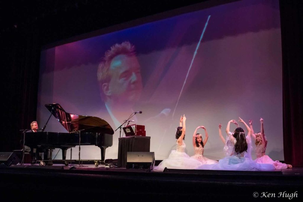 Felicia Zhu Performing with Peter Kater
